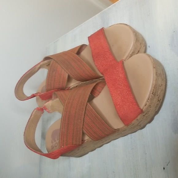 Sorel Shoes - Sorel Cameron Wedge Sandals SZ 5.5